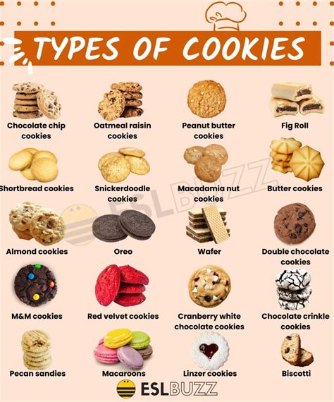 Delicious Types of Cookies to Get Your Mouth Munching - ESLBUZZ