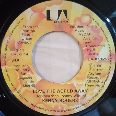 Kenny Rogers - Love The World Away (1980, Vinyl) | Discogs