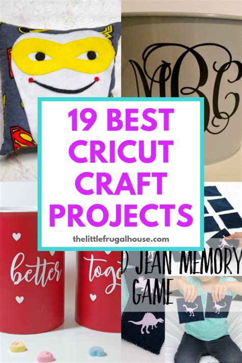 The 19 Best Cricut Craft DIY Projects - The Little Frugal House