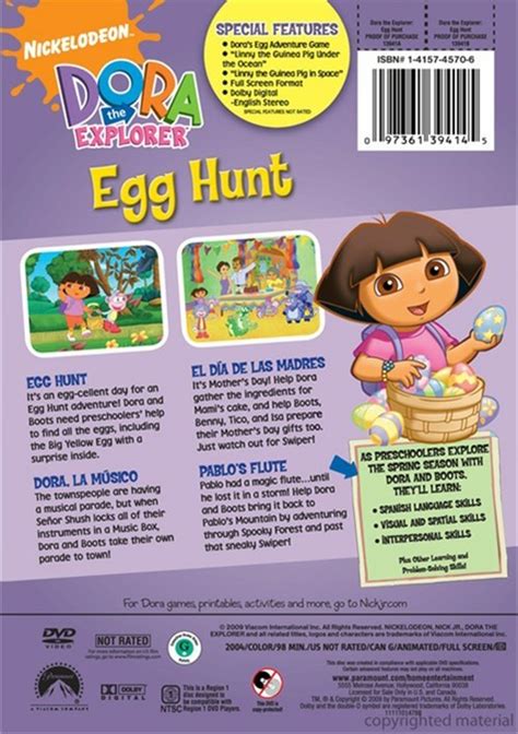 Dora The Explorer: Egg Hunt (Repackaged) (DVD 2004) | DVD Empire