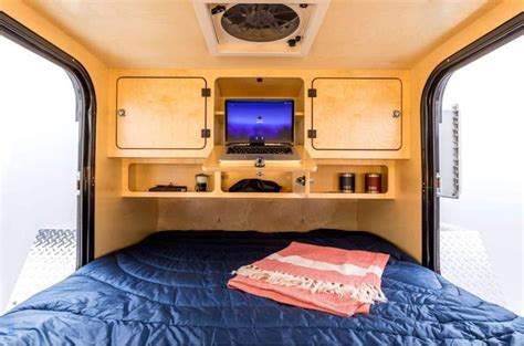 9 Gorgeous Teardrop Camper Interiors You'll Fall In Love With | Teardrop camper interior ...