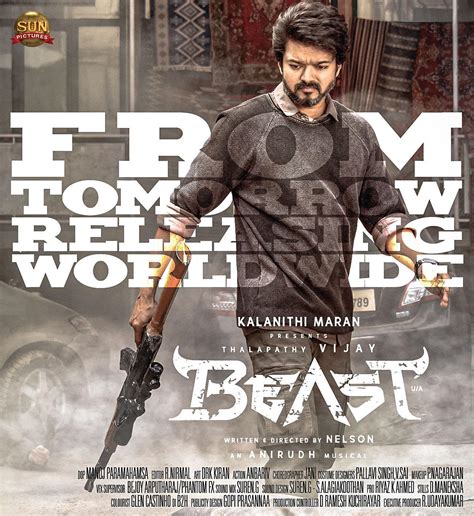 Beast New Release Posters Tamil Movie, Music Reviews and News