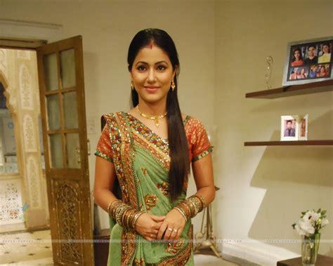 The World Of Fashions: Hina Khan as Akshara