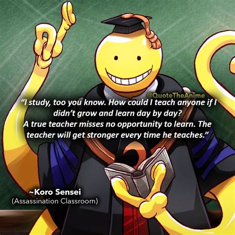 13+ Best Koro Sensei Quotes (HQ Images) Assassination Classroom ...