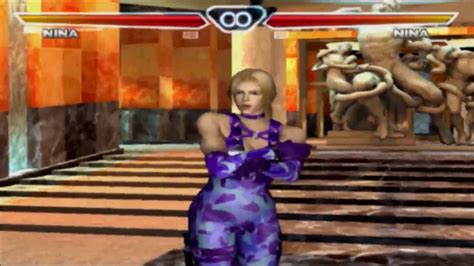 Tekken 4: Nina Williams All Intros & Win Poses - YouTube