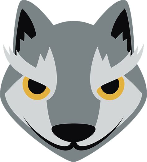 Wolf Emoji Animals · Free vector graphic on Pixabay