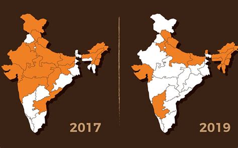 Bjp Ruled States In India Map 2024 - United States Map