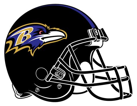 Baltimore Ravens Helmet Helmet (1999-Pres) - Black helmet, tapered ...