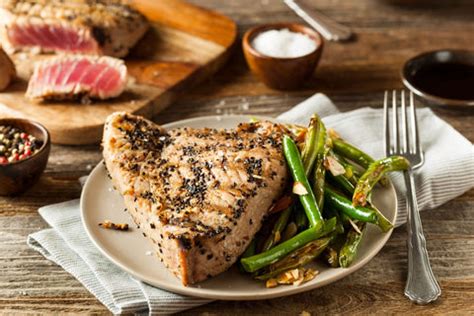 Grilled Garlic Tuna Steaks – Gimli Fish Market