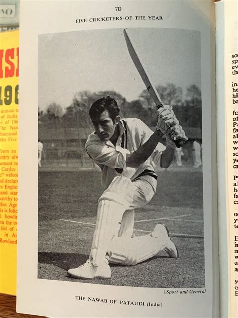 Wisden Books - Tiger Pataudi, captain of India, and one of... | Facebook