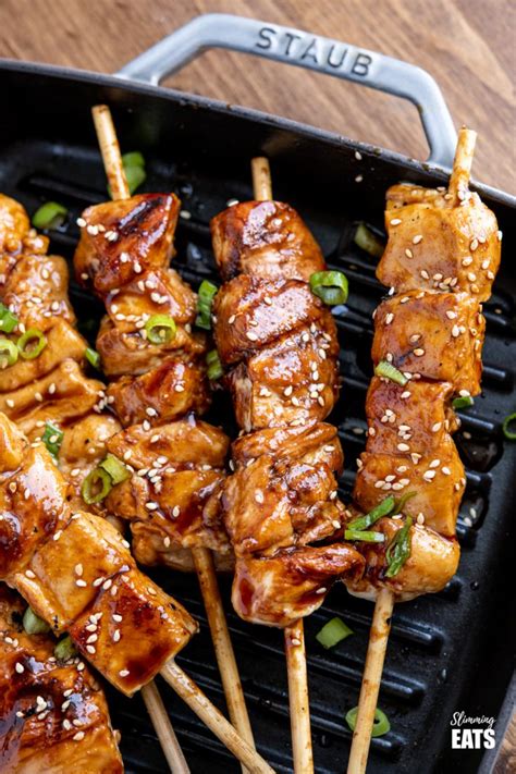 Low Syn Yakitori Chicken Skewers | Slimming Eats