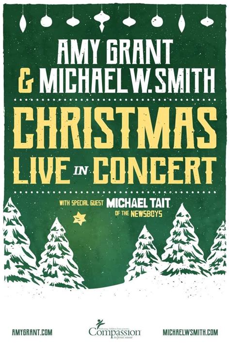 Amy Grant & Michael W. Smith Announce Dates For 2023 Christmas Tour ...