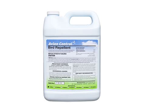 Avian Control | Liquid Bird Repellent | 1 Gallon | Avian Control