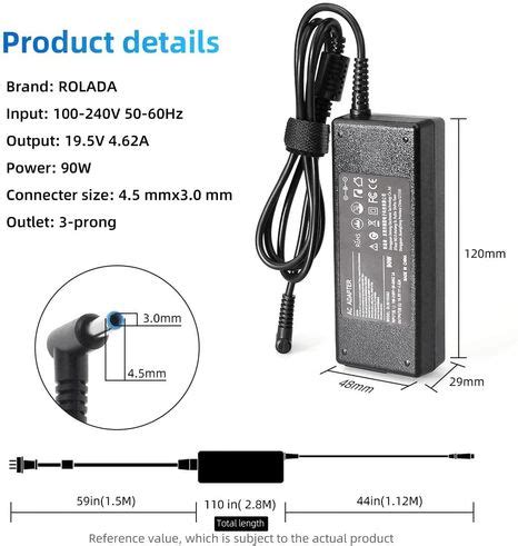 Solved: DC Connector dimensions - HP Support Community - 8651752