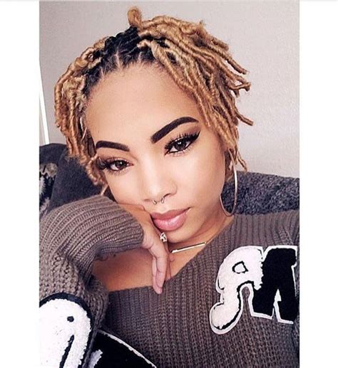 Blonde Starter Locs with Coils #naturalhairstyles | Hair styles, Locs ...