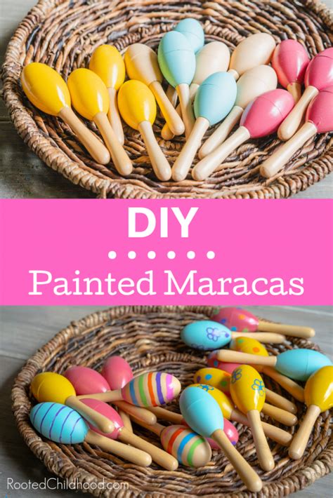 Mexican-Inspired DIY Maracas - Rooted Childhood