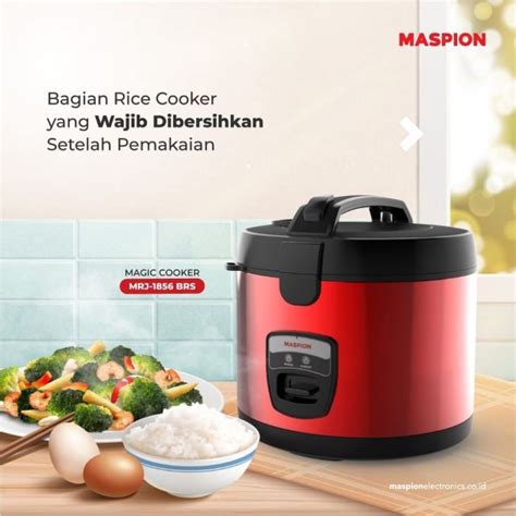 MASPION MRJ1856BRS RICE COOKER STAINLESS STELL 1,8 LITER | UFO ...