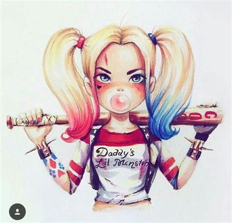 Disegni Kawaii Harley Quinn - Disegni HD