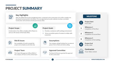 Project Executive Summary Template | Download & Edit | PowerSlides™