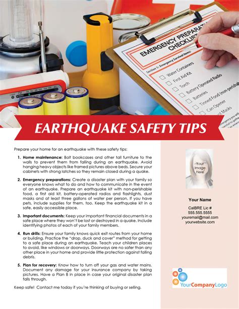 FARM: Earthquake safety tips | first tuesday Journal