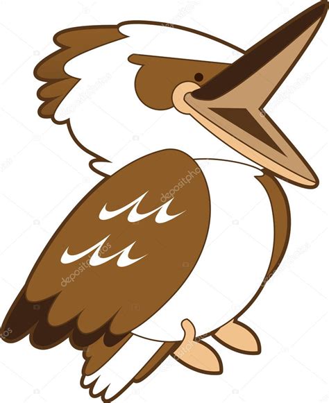 Laughing Kookaburra Cartoon — Stock Vector © angeliquedesign #6896952