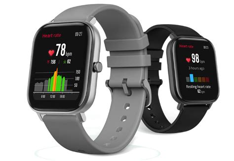 Amazfit GTS with 1.65-inch AMOLED display, 50-meter water resistance, 14 days battery life ...