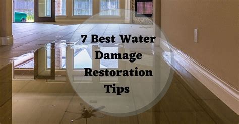 7 Best Water Damage Restoration Tips | Superior Restoration