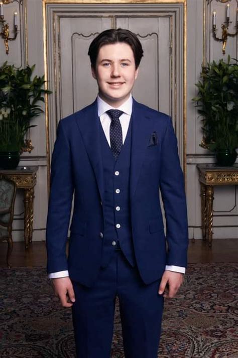 Prince Christian of Denmark’s confirmation took place at 11am today, 15th May 2021 at the Royal ...