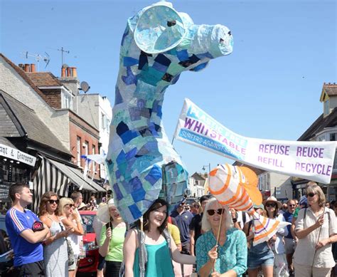 Whitstable Oyster Festival draws huge crowds in heatwave