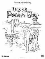 Pioneer Coloring Page sketch template