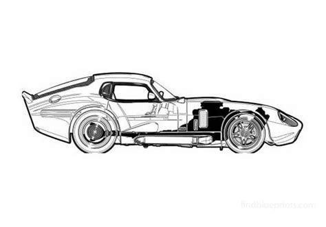 Download drawing AC Shelby Cobra Daytona Coupe in ai pdf png svg formats