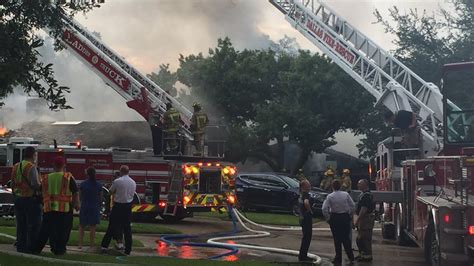 Fire crews battle large house fire in Northwest Dallas | FOX 4 News ...