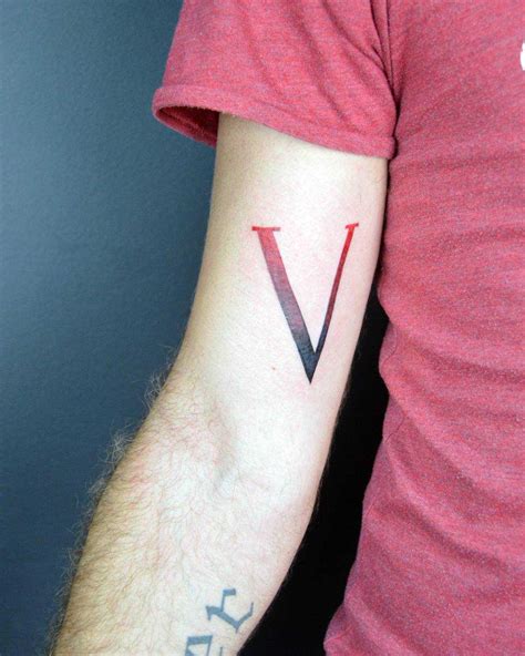 65 Amazing V Letter Tattoo Designs and Ideas – Body Art Guru