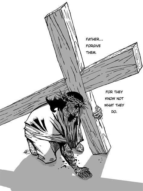 [art] “Father… Forgive them.”, [depiction of Jesus inspired by Jojo Part 7 - Steel Ball Run] : r ...