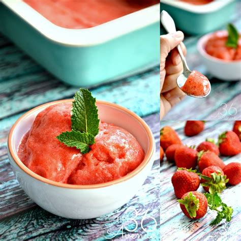 Strawberry Sorbet Recipe | The 36th AVENUE