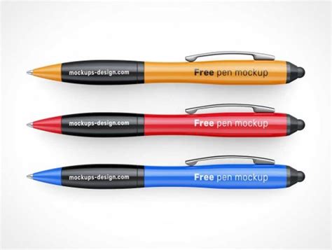 Pen Mockup - Free PSD templates