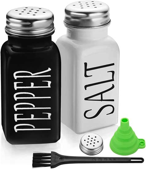 Buy Salt and Pepper Shakers Set -DWTS DANWEITESI Cute Salt Shakers ...