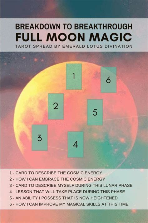 A new full moon spread to get you through this full moon feeling your absolute best! Find more ...