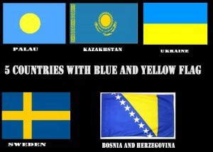 Blue Yellow Flag (Countries, States, Symbols, Meaning and Fact ...