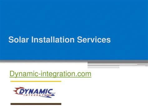 PPT - Solar Installation Services Tips PowerPoint Presentation, free ...