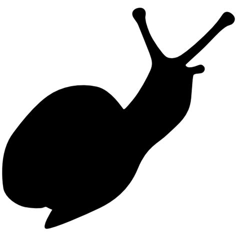 Snail Silhouette Sticker