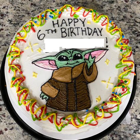 Baby Yoda Birthday Cake - Movie Wallpaper