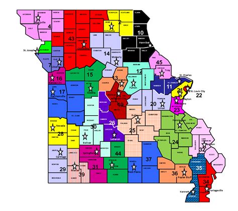 Map of Districts - Missouri State Public DefenderMissouri State Public Defender