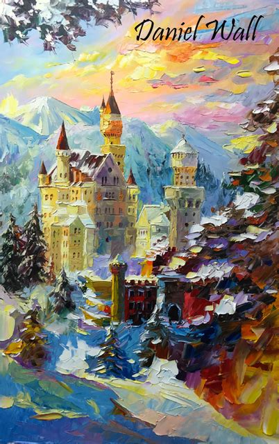 Neuschwanstein Castle Painting at PaintingValley.com | Explore collection of Neuschwanstein ...