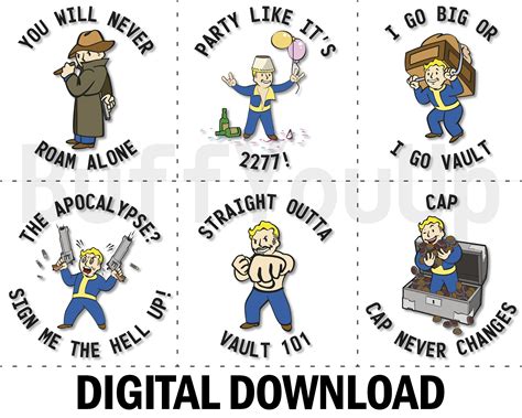 Fallout VAULT BOY Meme Pack Svg Png Pdf Jpg Digital - Etsy UK