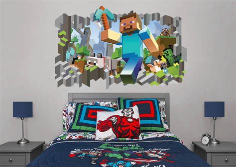 Bedroom Minecraft Wall Decals | ubicaciondepersonas.cdmx.gob.mx