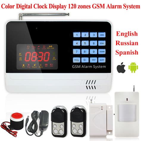 New Digital Wireless wired APP Control Anti theft Home Security Burglar ...