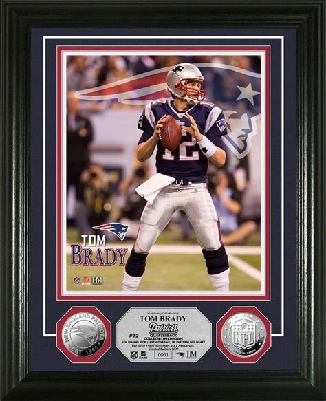 AAA Sports Memorabilia LLC - Tom Brady New England Patriots Silver Coin ...