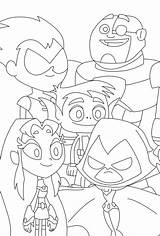 Teen Titans Go Free Coloring Pages Fantastic coloring Filled  sketch template