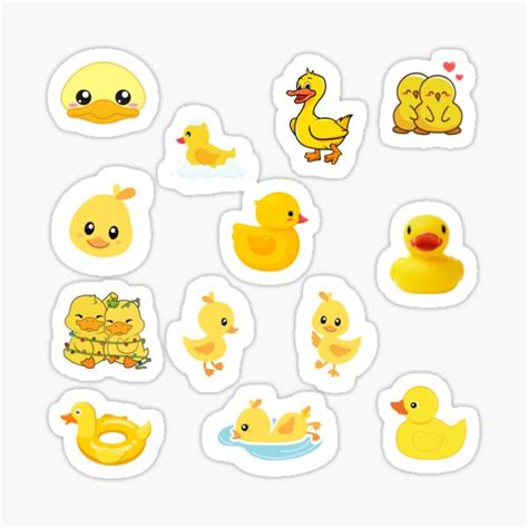 "duck cute pack" Sticker for Sale by naragon4289 | Redbubble